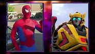 Fighters on stage. Spider Man vs Bumblebee (Fan Made Death Battle) + Blank template