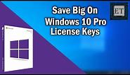 How to Buy Genuine Windows 10 Pro Product Keys on Discount