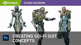 Creating Sci-Fi Suit Concept Art in Photoshop w/ Ahmed Aldoori