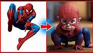 SUPERHEROES but BABIES 💥 All Characters (Marvel & DC)