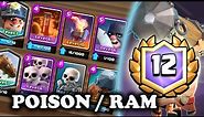 Battle Ram/Poison/Miner | 12 Win Grand Challenge Deck