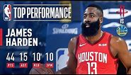 James Harden's CLUTCH Performance In The Bay | January 3, 2019