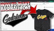 How To Create Your Own Baseball Jersey Font