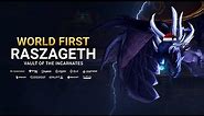 WORLD FIRST! Echo vs. Mythic Raszageth | Vault of the Incarnates | WoW: Dragonflight