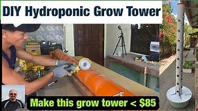 How to build a hydroponic grow tower