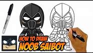 How to Draw Mortal Kombat | Noob Saibot | Step-by-Step Tutorial