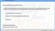 Windows Activation Scam
