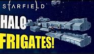 UNSC Frigate Starfield! Best Starfield Halo Reach ships