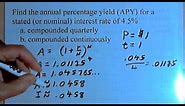 Calculating Annual Percentage Yield (APY) 141-32
