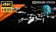 4K HDR • Rebel Fighters vs. Death Star - Star Wars Ep. 4 (1977) [FLASH WARNING. CAN INDUCE SEIZURES]
