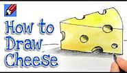 How to Draw a Piece of Cheese Real Easy