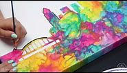 Melted Crayon "Watercolor" Painting by Zenspire Designs