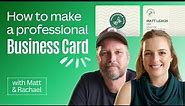 Make a Lasting Impression: Learn How to Design a Professional Business Card with Canva