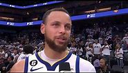 Steph Curry talks Game 7 win & facing the Lakers, Postgame Interview 🎤