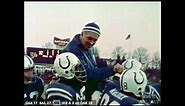 Baltimore Colts Win 1st NFL AFC Championship @ Baltimore 1971...w/music
