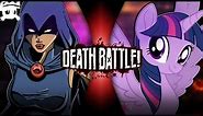 Raven vs Twilight Sparkle | DEATH BATTLE! sub español (DC vs My Little Pony)