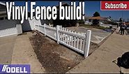 How to build a Vinyl Picket Fence!
