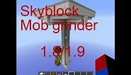 Minecraft-Skyblock Mob Grinder Tutorial (1.8/1.9)
