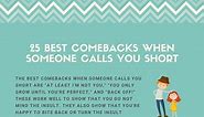 25 Best Comebacks When Someone Calls You Short