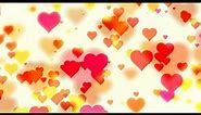 Romantic Love Valentines Day hearts blured - HD animated background #42