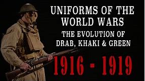 “American Uniforms of the World Wars - The Evolution” 1916 - 1919 (4K)