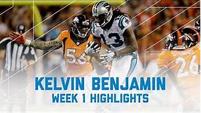 Every Kelvin Benjamin Target | Panthers vs. Broncos | NFL Week 1 Player Highlights