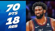 EVERY POINT From Joel Embiid's 70-PT CAREER-HIGH Performance!😲 | January 22, 2024
