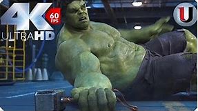 Thor vs Hulk - Fight Scene - The Avengers 2012 Movie Clip (4K HD)