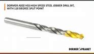 Dormer A002 HSS Drill Bit with 118 Degree Split Point