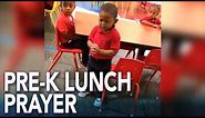 This 3-year-old leading a lunch prayer at school will melt your heart