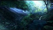 forest stream animated nature 4k live wallpaper