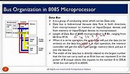 Bus Organization in 8085 Microprocessor - How Buses work in Microprocessor
