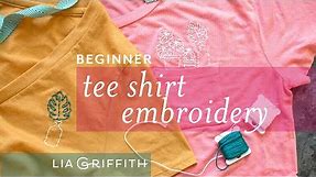 Quick and Easy DIY Embroidered Shirt Tutorial!