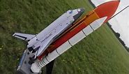 Space Shuttle Scale model RC - Flight at Manching 2017