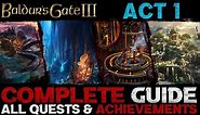 Baldur's Gate 3: Complete Guide - All Quests & Achievements (Act 1)