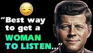 John F. Kennedy's FUNNIEST & WITTIEST Quotes That'll Make You Smile - Clever Quotes
