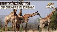 Biblical Meaning of GIRAFFE in Dream - Spiritual Meaning of Giraffe Attacking