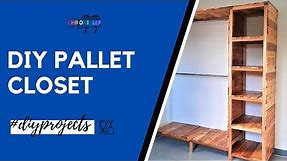 DIY Pallet Closet
