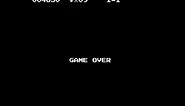 Super Mario Bros. (NES) - Game Over [60fps]