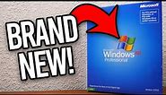 The Windows eXPerience - Unboxing a BRAND NEW Copy of XP!