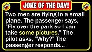 🤣 BEST JOKE OF THE DAY! - As the pilot swung the little plane into the wind... | Funny Daily Jokes
