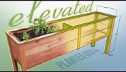 DIY Elevated Planter Box - with plans
