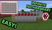 SIMPLE 1.20 NETHER WART FARM TUTORIAL in Minecraft Bedrock (MCPE/Xbox/PS4/Nintendo Switch/Windows10)