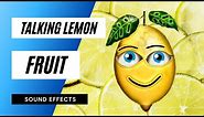 Talking Lemon Fruit - talking lemon fruit / sound effect / animation