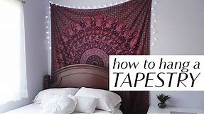 How to Hang a Tapestry in 3 Easy Ways