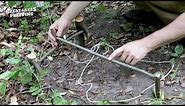 Simplest DIY Spring Snare Trap - Bushcraft Small Game Trap
