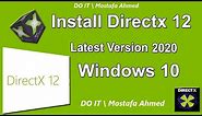 Download And Install DirectX 12 on Windows 10 || 32/64 Bit