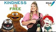 Kindness Song | Kindness is Free by Music with Michal | Featuring Moe & Friends