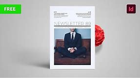 FREE Newsletter Template for InDesign