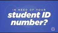 Find Your Student ID Number